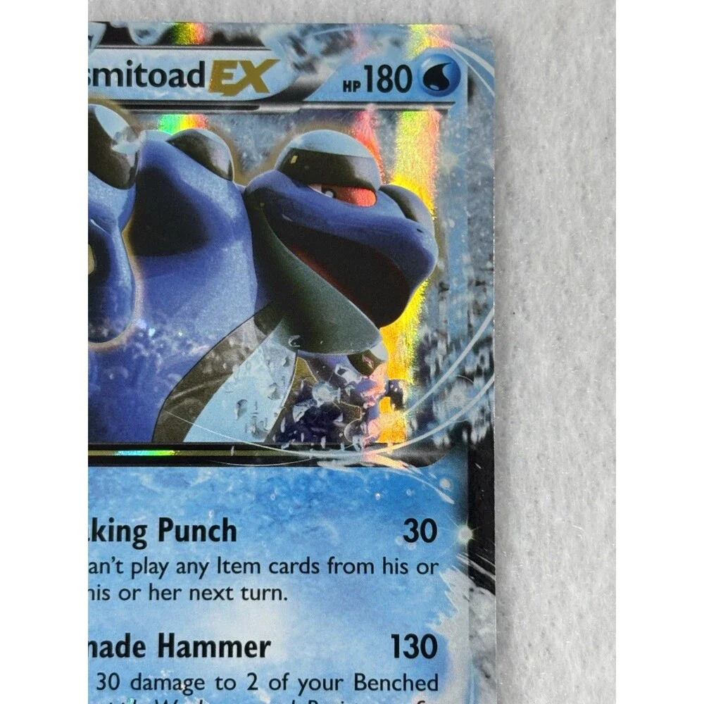 Pokémon Aggron EX 93/160 & Seismitoad EX 20/111 Holo Rare Card Lot XY Era